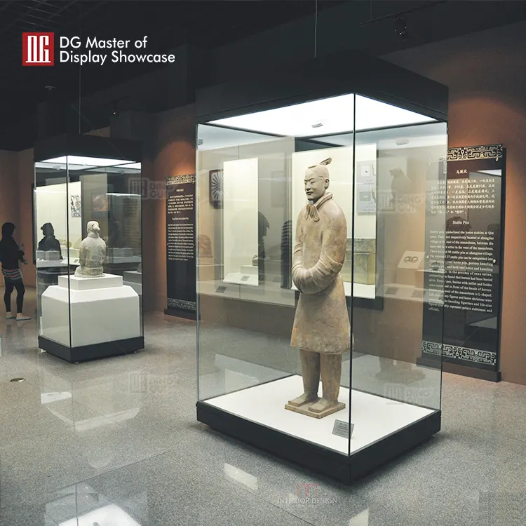 best price custom museum shwocase dispaly top brand | DG Display Showcase 2