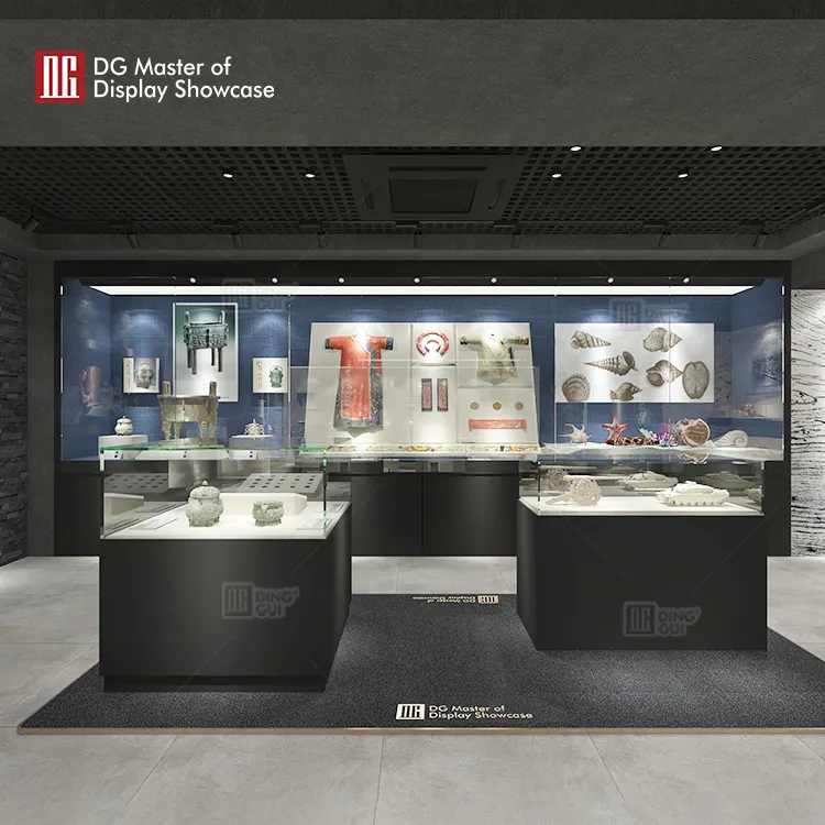 Custom portable museum display cases with custom services Manufacturer | DG Display Showcase 4