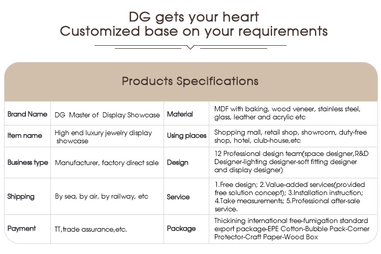 DG Showcase fancy style watch Showcase marvelous mall design 9