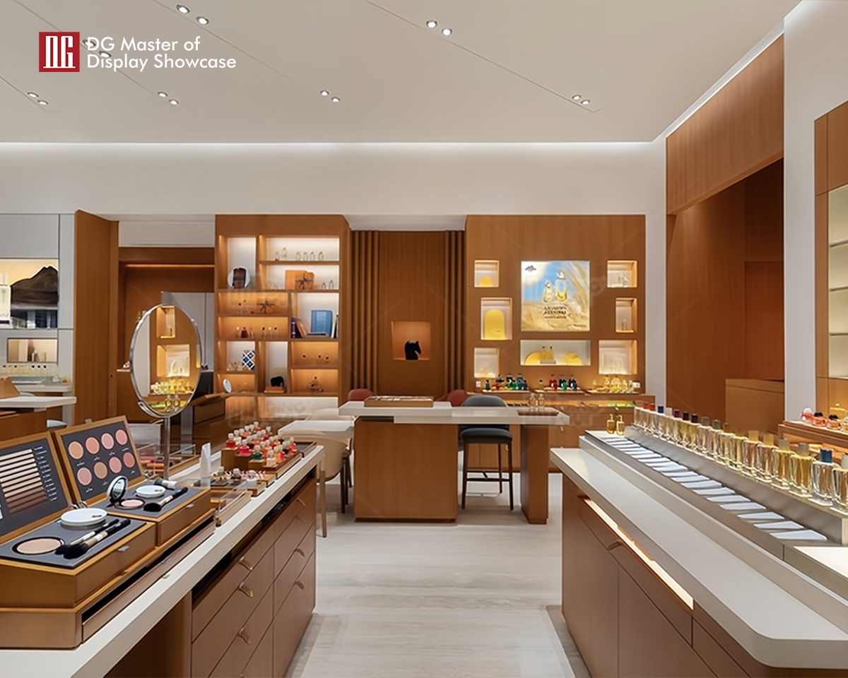 DG Showcase Custom Perfume Display Cabinets In Shopping Mall 9