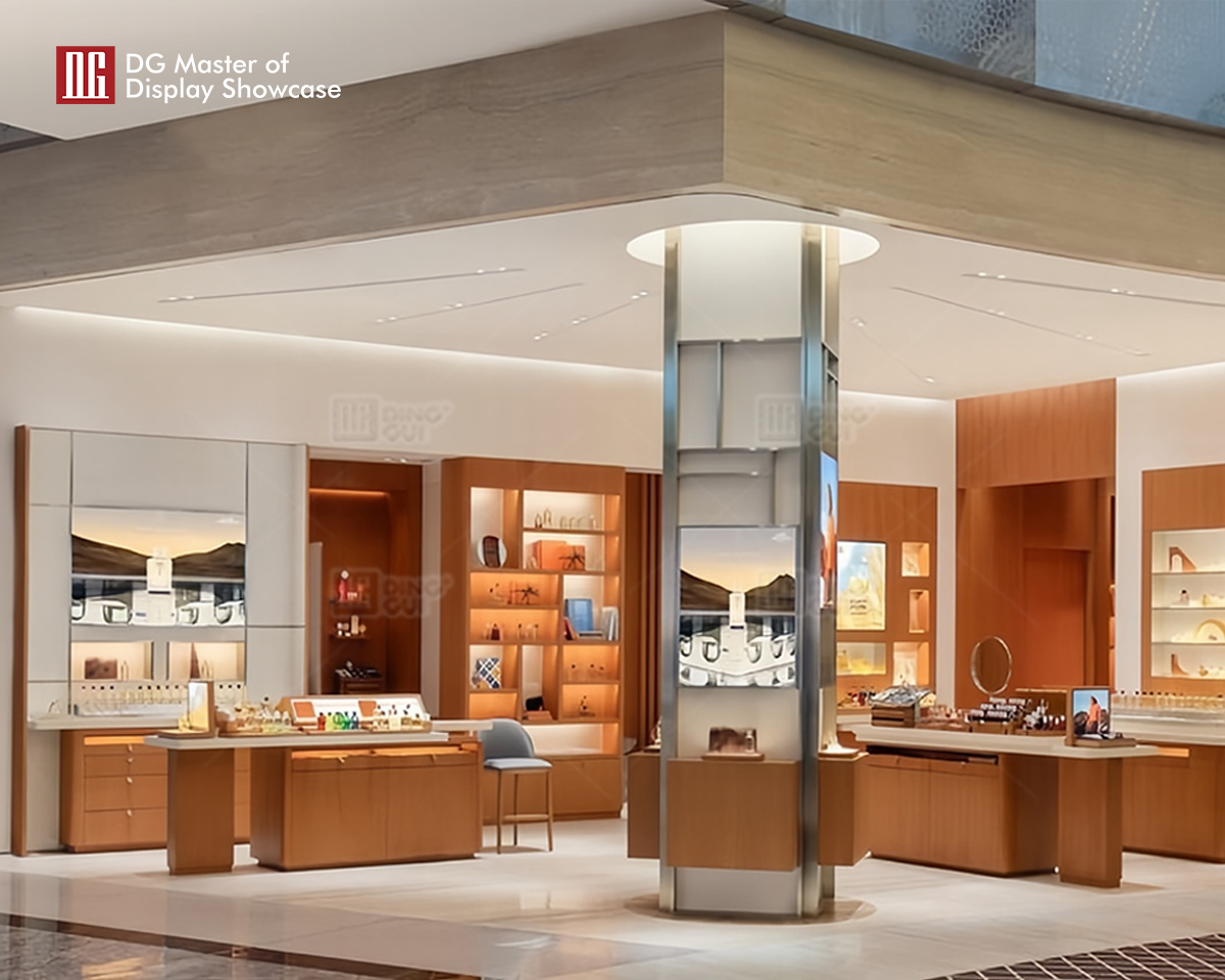 DG Showcase Custom Perfume Display Cabinets In Shopping Mall 7