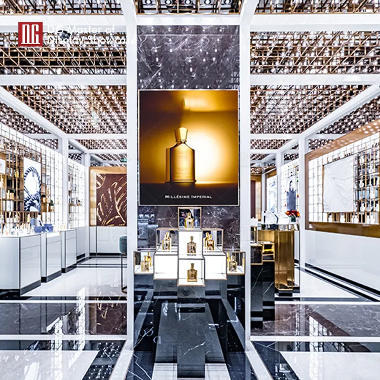 Custom perfume shop design wholesale Manufacturer | DG Display Showcase 3