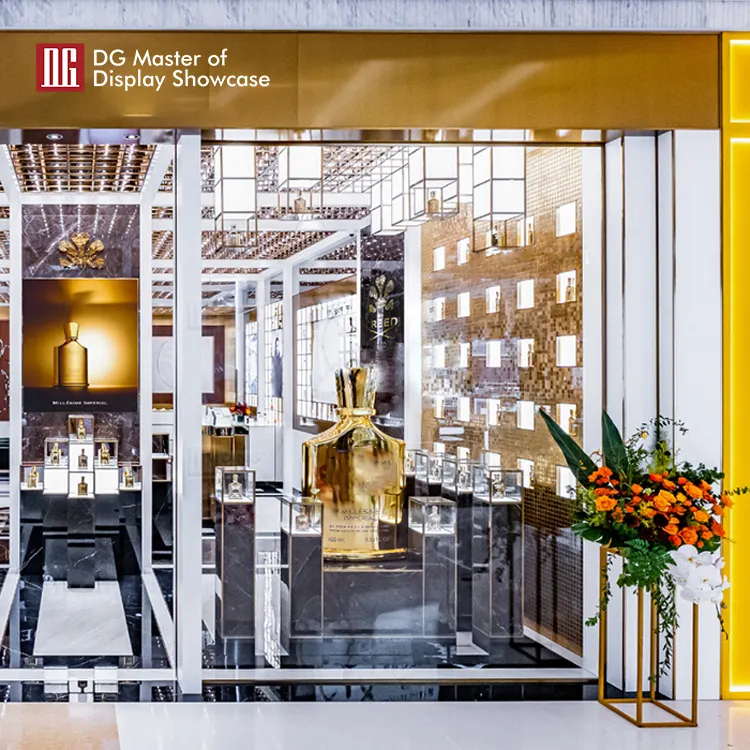 Custom perfume shop design wholesale Manufacturer | DG Display Showcase 4