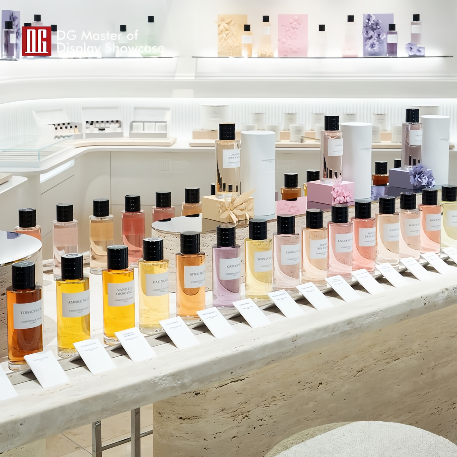 Custom Perfume Kiosk Suppliers design solution Manufacturer | DG Display Showcase 8