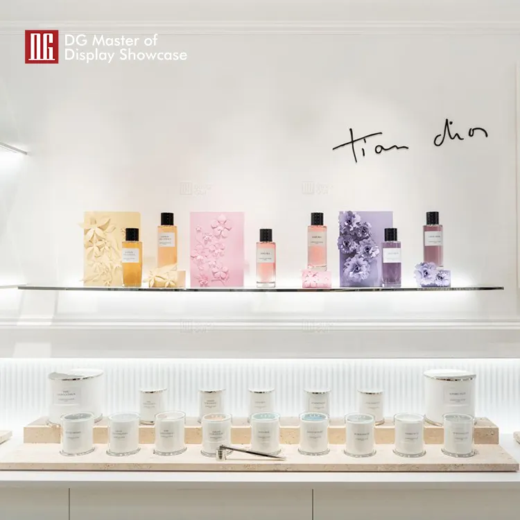 Custom Perfume Kiosk Suppliers design solution Manufacturer | DG Display Showcase 5