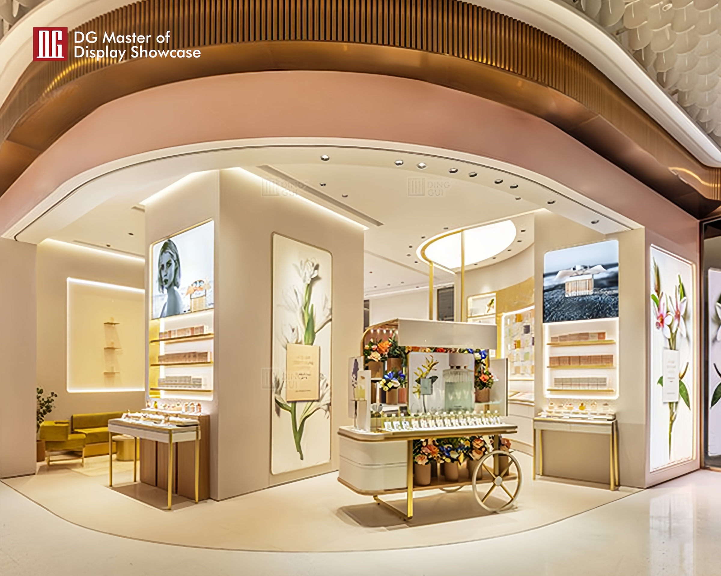 Pameran DG Pameran Perfume Tersuai Display Case 7