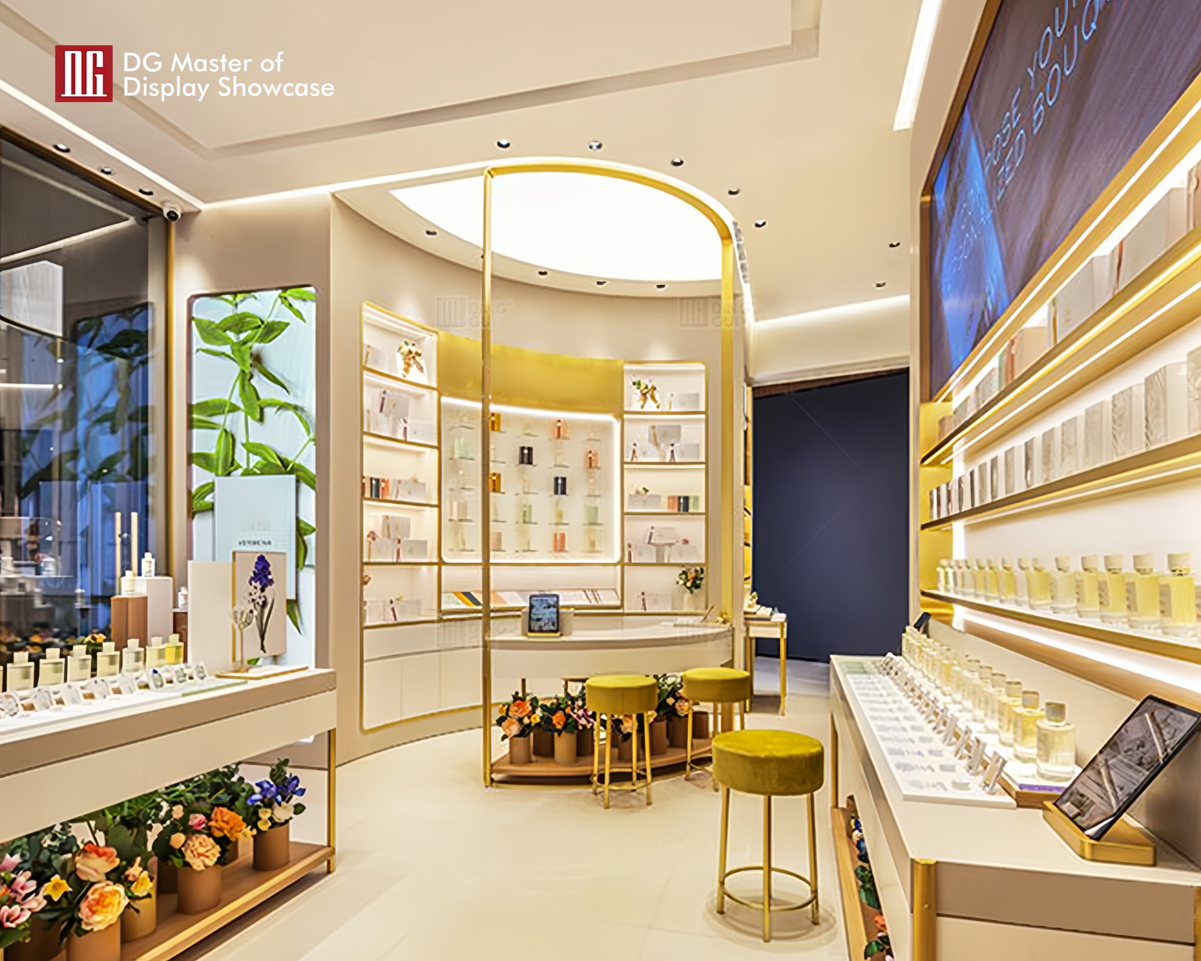 Pameran DG Pameran Perfume Tersuai Display Case 9