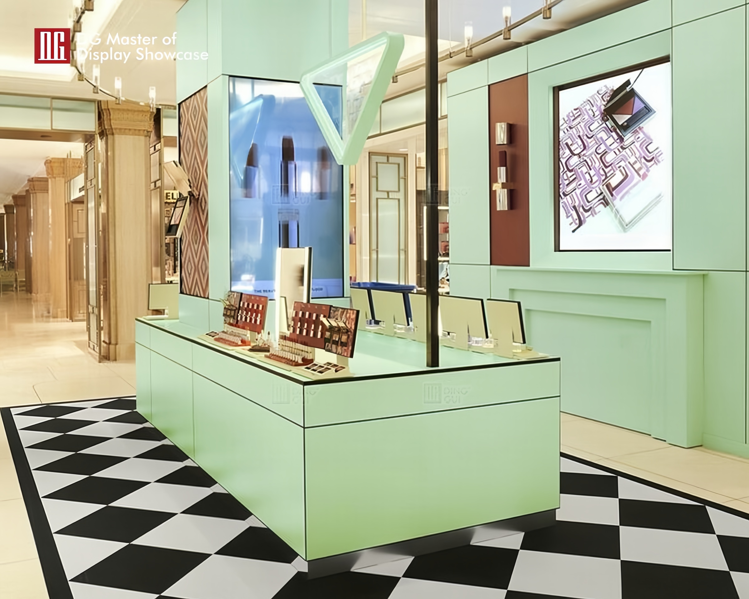 DG Showcase Perfume Display Showcase Design Manufacturer 7