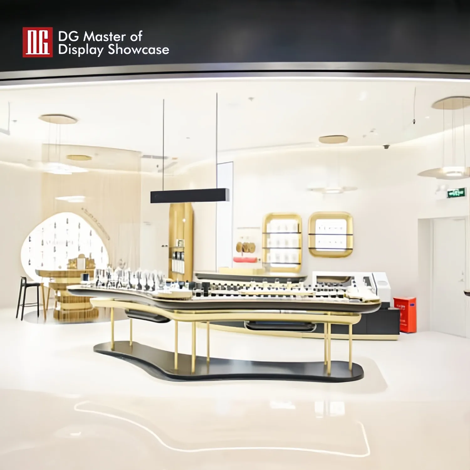 Custom fragrance counters design solution Manufacturer | DG Display Showcase 5