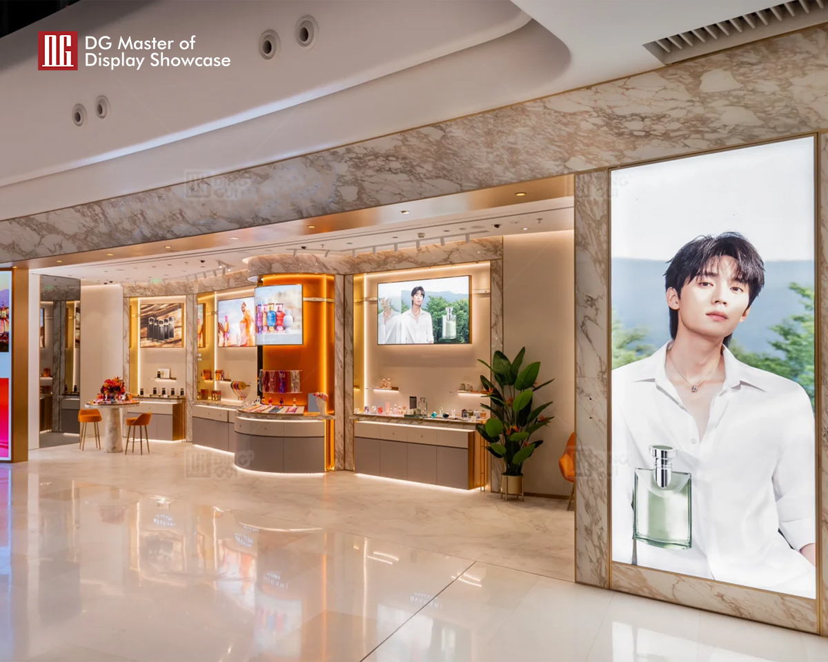 Vitrína na parfumy DG Showcase, módny dizajnový stojan 10