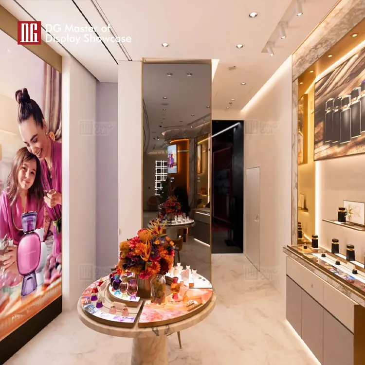 Luxurious Perfume Showcase Factory: High-End, Organized Design 3