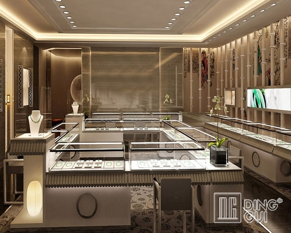 DG Showcase custom jewelry display showcase China manufacturers direct sale 1