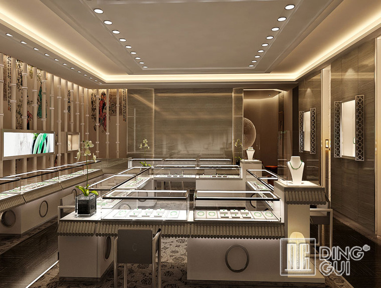 DG Showcase custom jewelry display showcase China manufacturers direct sale 5