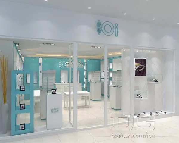 Προθήκη ΓΔ Μοντέρνου Καταστήματος Κοσμημάτων Προθήκη Ελκυστικού Προμηθευτή Διακόσμησης 1