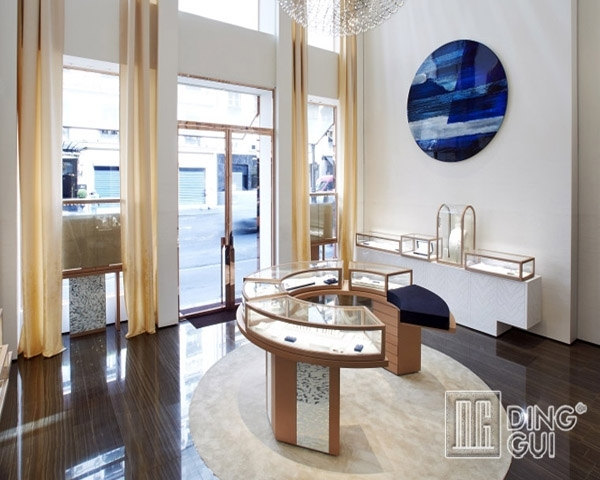 DG Showcase Hot Sale smykkebutik design display showcase vidunderligt skab 1