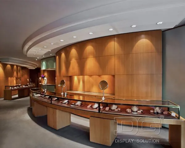 DG Showcase Countertop Jewelry Display Case Jewelry shop interior design 1