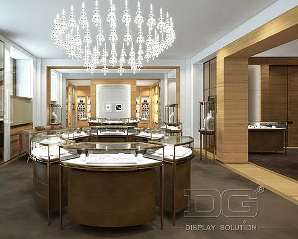 DG Showcase Modern Design Display Cabinet At Showcase Para sa Jewelry Shop 1