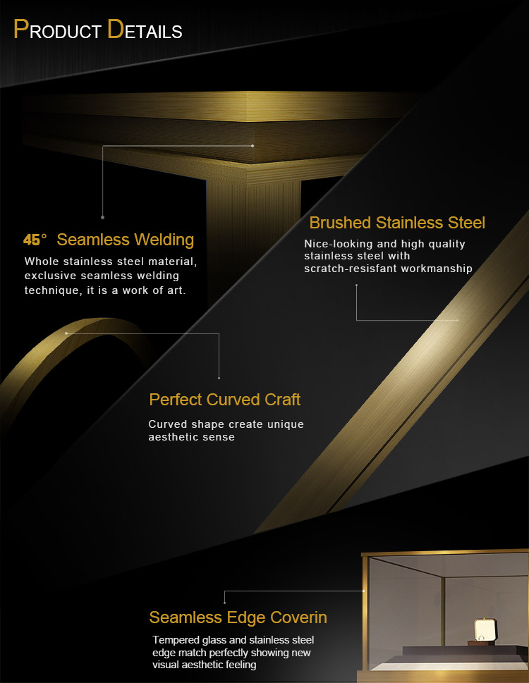 DG Showcase High Quality Jewelry Display Cabinet Exquisite Window Showcase 7