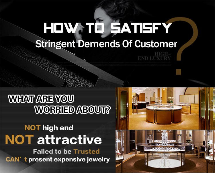 DG Showcase High Quality Jewelry Display Cabinet Exquisite Window Showcase 4