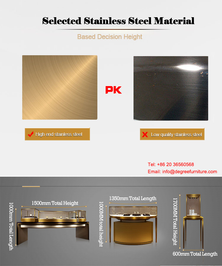 DG Showcase High Quality Jewelry Display Cabinet Exquisite Window Showcase 3