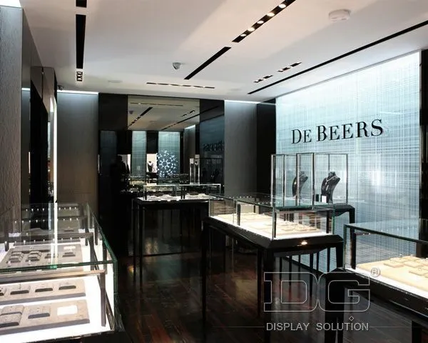 DG Showcase High-end luxury jewelry display cabinet customized showcase counter 1
