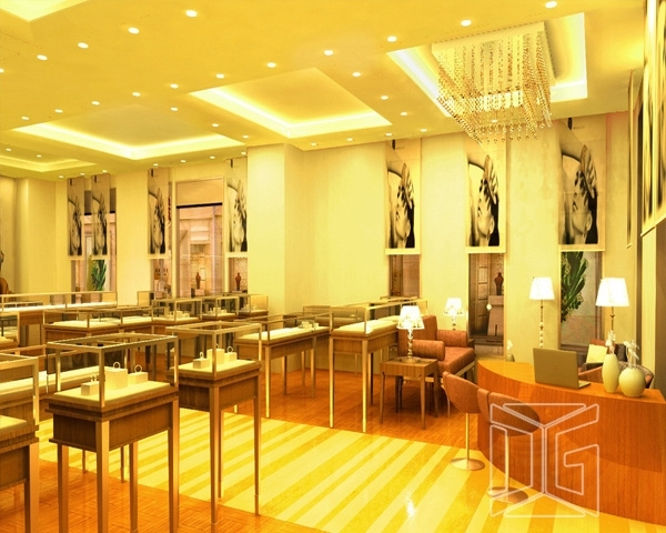 DG Showcase High End Jewelry Display Showcase Customized Portable Cabinet Manufacturer 1