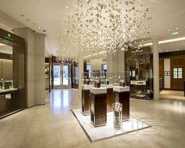 DG Showcase Marangyang Tindahan ng Alahas Display Cabinet Design Company 1