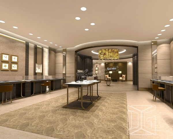 DG Showcase Fantastic Jewelry Store display showcase Fashion Design manufacturer 1