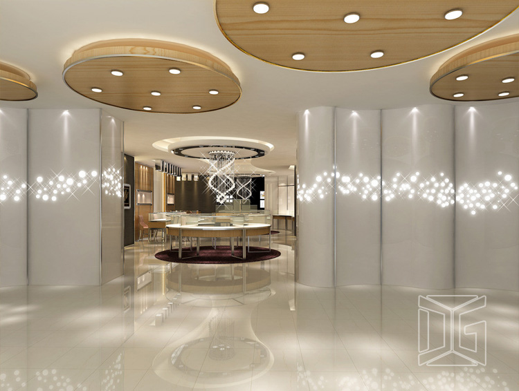  Διακόσμηση κοσμηματοπωλείου υψηλής ποιότητας 