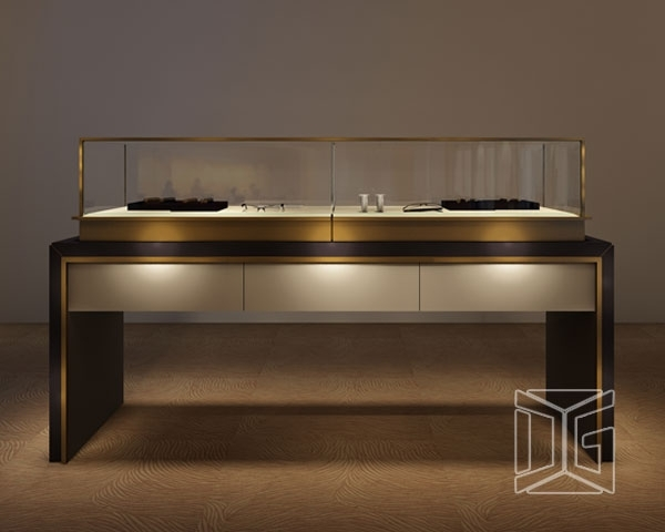 DG Showcase ornamentorum luxuriosorum vitrum aureorum vitrum officina 1