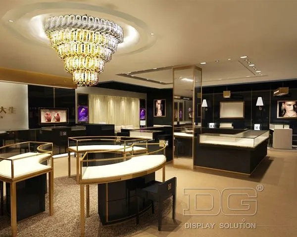 DG Showcase New Vintage Jewelry Store display showcase Interior Design 1