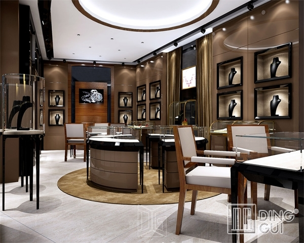 DG Showcase smykkeudstilling brugerdefineret glasdisplayskab nyeste design 1