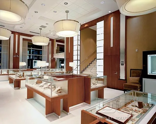 DG Showcase Nature Wooden Jewelry Cabinets glass cases display showcase design 1