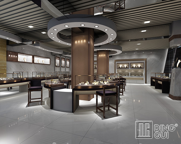 DG Showcase Luksus Smykkedisplay Vitrineskab Til Salg 5