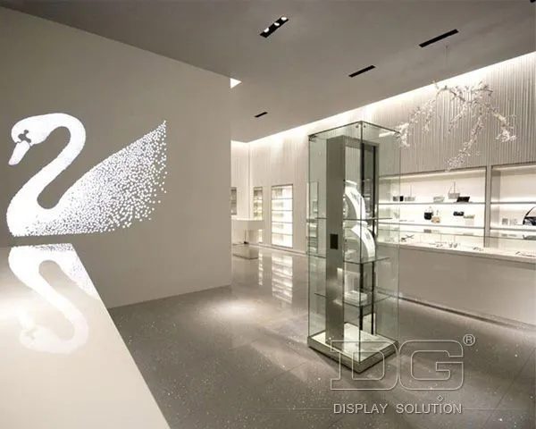 DG Showcase Luxury Jewelry Display Showcase Showroom Furniture Design Manufacturer 1