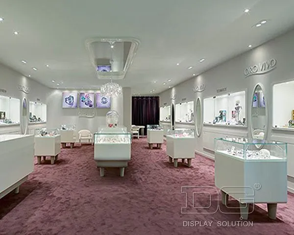 DG Showcase High End Jewelry Store Showcase Luxury Design Display Cabinet 1