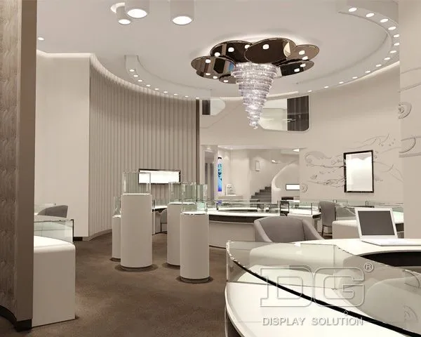 Prezentácia DG, luxusný klenotnícky obchod, vitrína, inovačný dizajn 1
