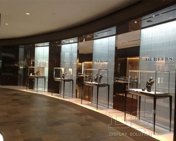 DG Showcase Customized Jewellery Shop Furniture Luxury Jewelry Display Cabinet 1