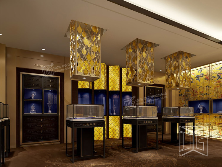 Vintage Glass Jewellery Showcases