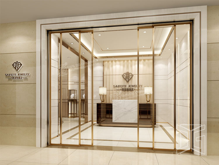 Wholesale Wooden Glass Jewelry Display Rack