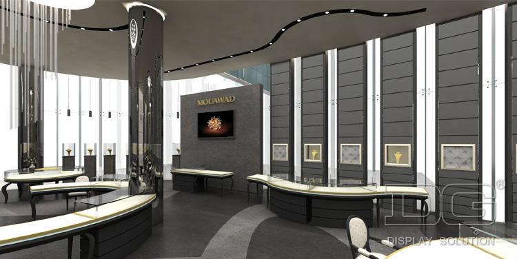 Træinventar til smykkeforretninger Træinventar til smykkeforretninger