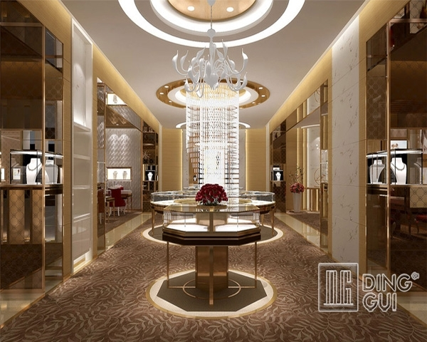 Vetrine portagioielli portatili DG Showcase Vendita diretta in fabbrica per fiere 1