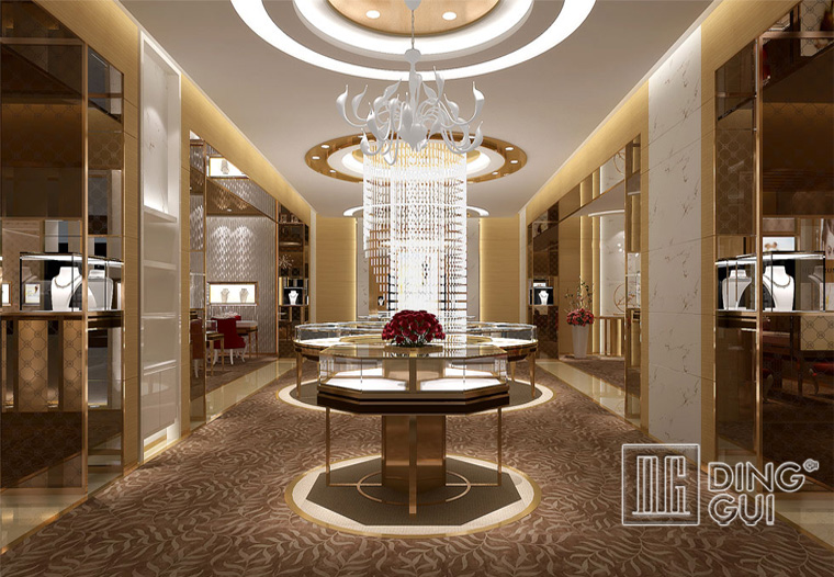 Vetrine portagioielli portatili DG Showcase Vendita diretta in fabbrica per fiere 5