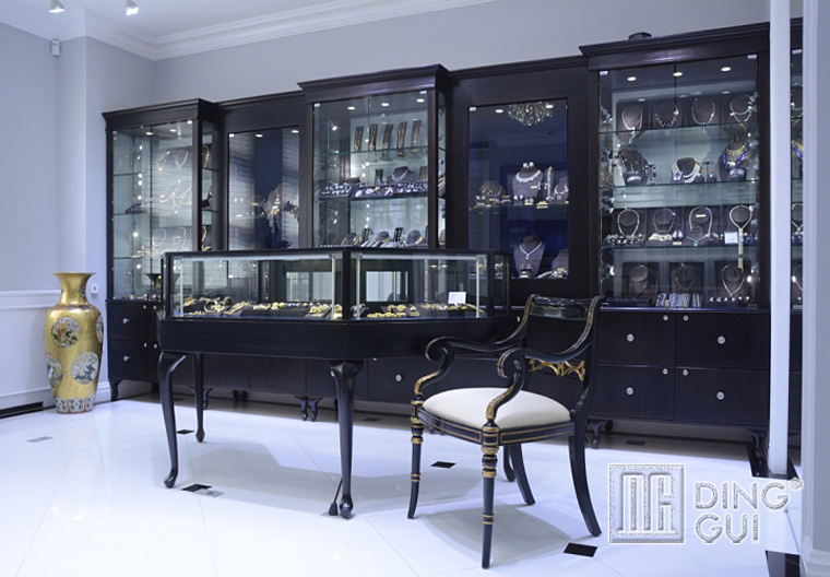 DG Showcase Hot selling smukke stilfulde smykkebutik display showcase design 6