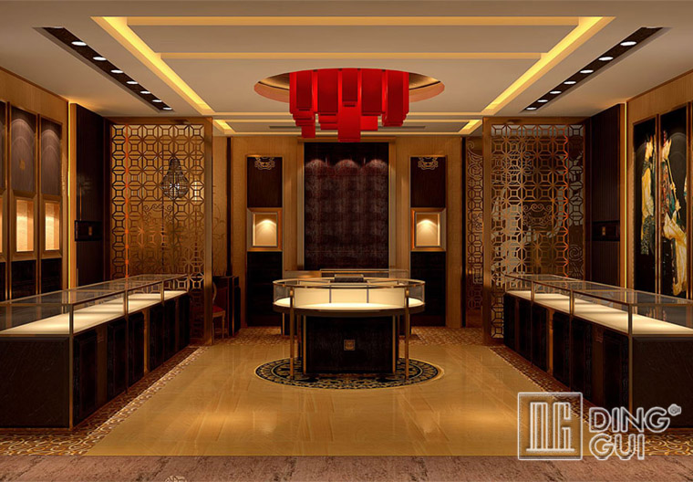 DG Showcase Newest impressive unique jewelry display case with led light 4