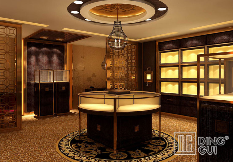 DG Showcase Newest impressive unique jewelry display case with led light 5