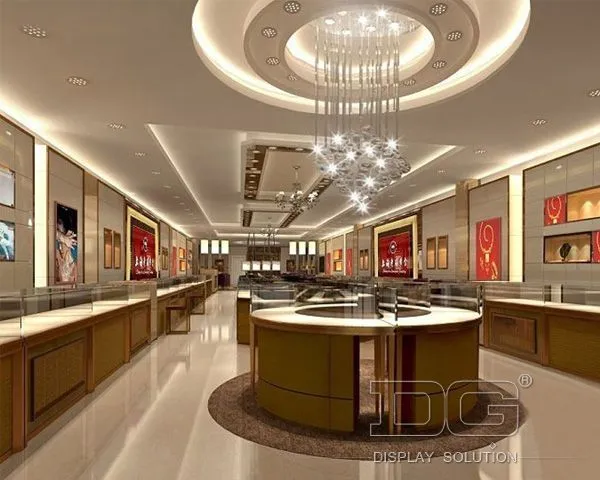 DG Showcase High End Custom Jewelry Showcase Display Marangyang Dekorasyon 1