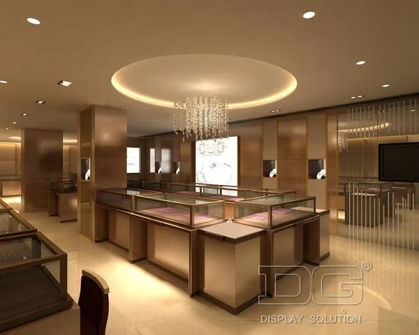 ΓΔ Showcase Superior Fashion Jewelry Showcase Shop Νέα διακόσμηση σχεδιασμού 1