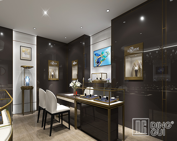 DG Showcase Smykkedisplayskab i høj kvalitet Professionelt design 4