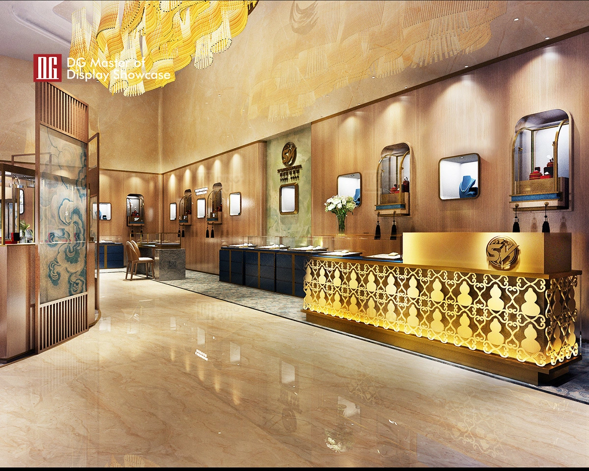 DG Showcase Kreativ Smykkebutik Display Showcase Unikke Hot Sale Skabe 1